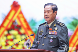 Phát biểu của Đại tướng Kun Kim, Bộ trưởng cao cấp, Phó chủ tịch, Tổng thư ký Hội Cựu chiến binh và Hưu trí Campuchia