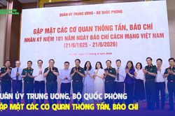 Quân ủy Trung ương,Bộ Quốc phòng gặp mặt các cơ quan thông tấn,báo chí