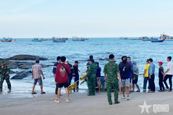 Tìm thấy thi thể thiếu niên bị sóng cuốn tại vùng biển Kê Gà (Lâm Đồng)