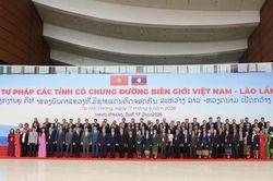 Khai mạc Hội nghị Tư pháp các tỉnh có chung đường biên giới Việt Nam – Lào mở rộng lần thứ 7