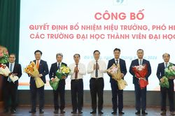Đại học Đà Nẵng công bố quyết định bổ nhiệm hiệu trưởng các trường thành viên
