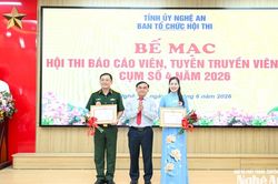 Bế mạc Hội thi báo cáo viên, tuyên truyền viên giỏi năm 2026, cụm thi số 4