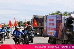 Gần 400 người dân diễu hành tuyên truyền phòng, chống ma túy ở Vũng Áng