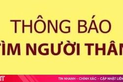 Thông báo tìm người thân
