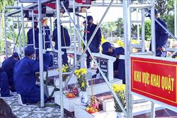 Số hóa toàn bộ hồ sơ, sơ đồ khu vực, thông tin quy tập hài cốt liệt sĩ tỉnh Cà Mau