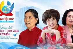 3 nữ l&atilde;nh đạo c&aacute;c tổ chức th&agrave;nh vi&ecirc;n, tổ chức x&atilde; hội được bầu v&agrave;o Ban Chấp h&agrave;nh TƯ Hội kh&oacute;a XIV