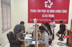 N&oacute;i 'kh&ocirc;ng' với trễ hẹn của Trung t&acirc;m Phục vụ h&agrave;nh ch&iacute;nh c&ocirc;ng x&atilde; H&agrave; Trung