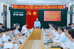 Bí thư Tỉnh ủy Lê Đức Thái: Ngành Xây dựng phải đổi mới mạnh mẽ tư duy quản lý, chủ động kiến tạo không gian phát triển
