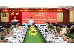 Đảng ủy Công an tỉnh An Giang sơ kết công tác 6 tháng đầu năm 2026
