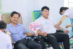 Xã Vĩnh Thạnh Trung tiếp nhận hơn 150 đơn vị máu