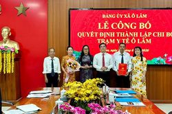 Thành lập Chi bộ Trạm Y tế Ô Lâm