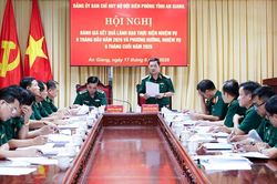 Đảng ủy Bộ đội Biên phòng tỉnh An Giang sơ kết công tác 6 tháng đầu năm 2026