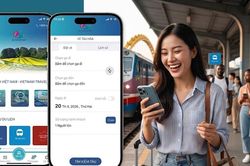 Đặt vé tàu hỏa trên ứng dụng 'Du lịch Việt Nam'