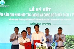 Công bố chiến dịch '1 tỷ xanh' tại Khu dự trữ sinh quyển thế giới Cù Lao Chàm - Hội An