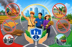 Xử lý nghiêm hành vi phơi nông sản trên đường