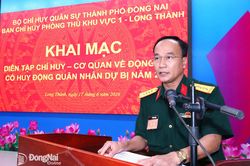 Diễn tập chỉ huy - cơ quan về động viên có thực hành huy động quân nhân dự bị năm 2026