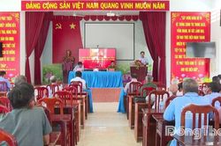 Đại biểu HĐND tỉnh Đồng Tháp tiếp xúc cử tri xã Tân Hộ Cơ
