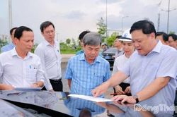Chủ tịch UBND tỉnh Phạm Thành Ngại khảo sát hạ tầng cấp nước và hạ tầng đô thị