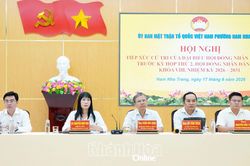Đại biểu HĐND tỉnh tiếp x&uacute;c cử tri phường Nam Nha Trang