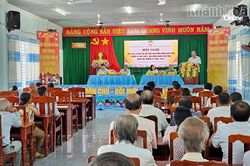 Đại biểu HĐND tỉnh tiếp xúc cử tri xã Ninh Hải
