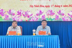 Đại biểu HĐND tỉnh tiếp xúc cử tri xã Tây Ninh Hòa