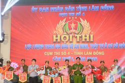 Hội thi lực lượng tham gia bảo vệ ANTT Cụm thi số 4