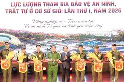 Hội thi Lực lượng tham gia bảo vệ an ninh, trật tự ở cơ sở giỏi Cụm số 1