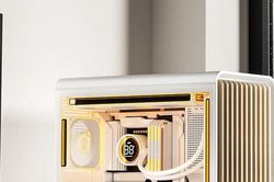 Jonsbo D33: Vỏ case Micro-ATX mặt gỗ sang trọng hỗ trợ tốt cho card đồ họa RTX 5090