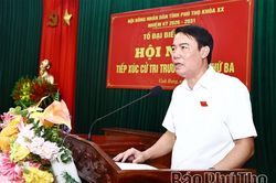 Đại biểu HĐND tỉnh tiếp x&uacute;c cử tri c&aacute;c x&atilde; Vĩnh Hưng, Vĩnh Th&agrave;nh v&agrave; Sơn Đ&ocirc;ng
