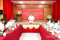 Giám sát việc lãnh đạo, chỉ đạo triển khai thực hiện công tác cán bộ đối với Ban Thường vụ Đảng ủy xã Thanh Thủy và phường Hà Giang 2