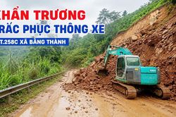 Khẩn trương khắc phục sạt lở tuyến ĐT.258C