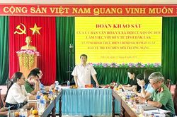 Ủy ban Văn hóa và Xã hội khảo sát công tác bảo vệ trẻ em trên môi trường mạng tại Đắk Lắk