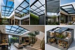 5 loại vật liệu che giếng trời được ưa chuộng nhờ bền đẹp, chống nóng tốt