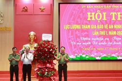 Sôi nổi Hội thi lực lượng tham gia bảo vệ ANTT tại cơ sở