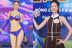 Mỹ nhân 'Nóng cùng FIFA World Cup' là top 10 Miss World Vietnam, học vấn nổi bật