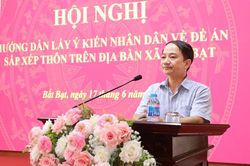 Xã Bất Bạt triển khai lấy ý kiến nhân dân về Đề án sắp xếp thôn