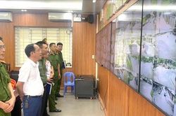 Ra mắt Trung tâm Camera giám sát an ninh trên địa bàn phường Việt Hưng