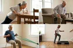 Bài tập 4 phút mỗi ngày trong 12 tuần giúp người cao tuổi tăng khả năng vận động