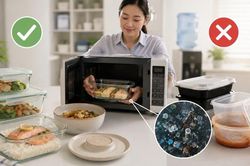 Thói quen hâm nóng đồ ăn bằng hộp nhựa có thể khiến bạn phơi nhiễm vi nhựa