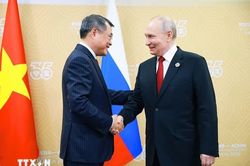 Thủ tướng L&ecirc; Minh Hưng hội kiến Tổng thống Nga Vladimir Putin