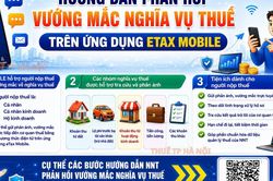 Hướng dẫn người nộp thuế phản hồi vướng mắc nghĩa vụ thuế tr&ecirc;n ứng dụng Etax Mobile