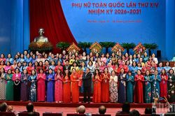 [Ảnh] Khai mạc phiên trọng thể Đại hội đại biểu Phụ nữ toàn quốc lần thứ XIV