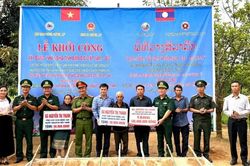 Quảng Trị: X&acirc;y nh&agrave; nghĩa t&igrave;nh tặng hộ ngh&egrave;o ở bi&ecirc;n giới Việt-L&agrave;o