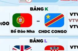 Lịch thi đấu World Cup 2026 h&ocirc;m nay (18-6): Bồ Đ&agrave;o Nha ra qu&acirc;n, Anh đấu Croatia