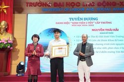 Nam 'Sinh viên 5 tốt' ULSA ghi dấu bằng thành tích học tập, nghiên cứu và cống hiến cộng đồng