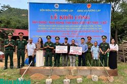Khởi c&ocirc;ng x&acirc;y dựng nh&agrave; 'Nghĩa t&igrave;nh bi&ecirc;n giới Việt Nam - L&agrave;o' cho hộ d&acirc;n kh&oacute; khăn hai b&ecirc;n bi&ecirc;n giới