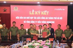 C&ocirc;ng an TP H&agrave; Nội v&agrave; Mobifone hợp t&aacute;c to&agrave;n diện, chung t&acirc;y x&acirc;y dựng Thủ đ&ocirc; th&ocirc;ng minh, an to&agrave;n