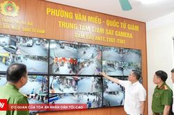H&agrave; Nội: 25 camera hỗ trợ gi&aacute;m s&aacute;t giao th&ocirc;ng, trật tự đ&ocirc; thị tại phường Văn Miếu - Quốc Tử Gi&aacute;m