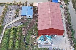 Nhà máy giấy xây dựng trái phép trên đất nuôi trồng thủy sản ở Hải Phòng