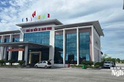 Khai trương Bến xe Nam Vinh tại xã Lam Thành
